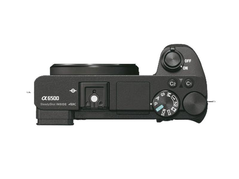 Sony a6500 4K Mirrorless Camera + 16-50mm Power Zoom Lens (Black) + 64GB 16Pcs Kit