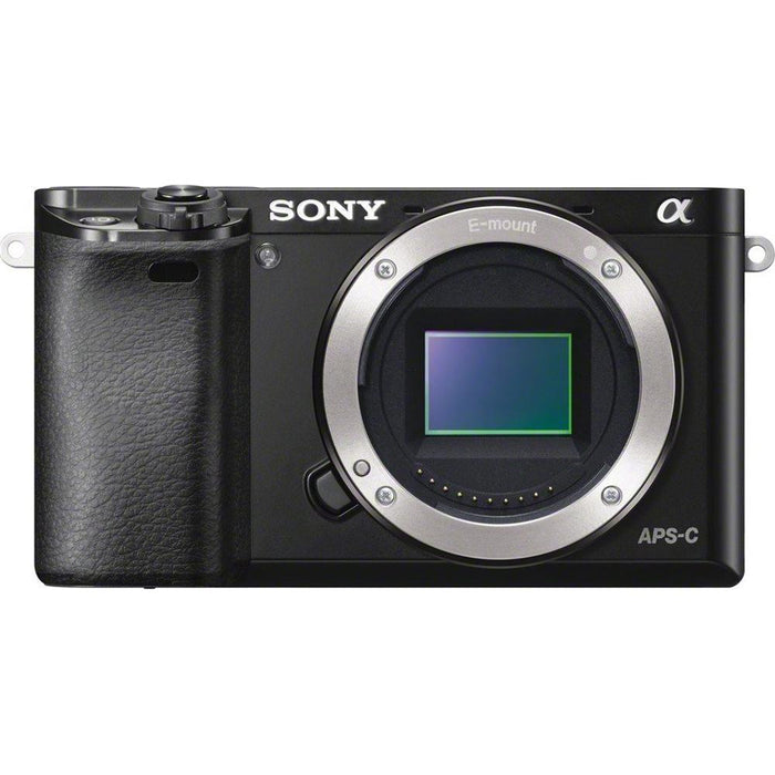 Sony Alpha a6000 24.3MP Interchangeable Lens Camera Body + Ultimate 32GB Bundle