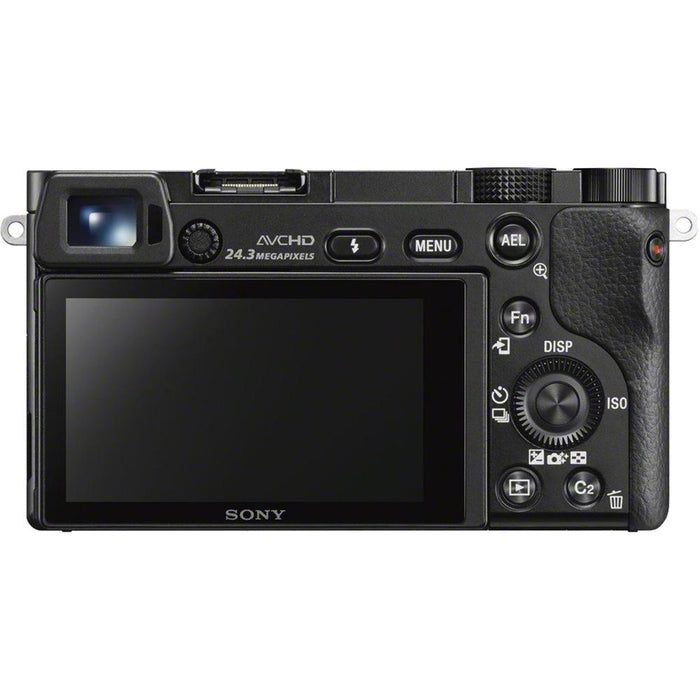 Sony Alpha a6000 Mirrorless Camera w/ (16-50mm & 55-210mm) Lenses + 32GB Bundle