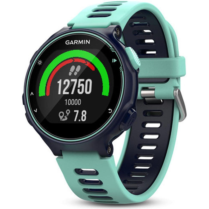 Garmin Forerunner 735XT GPS Running Watch (Midnight Blue) w/ Accessories Bundle