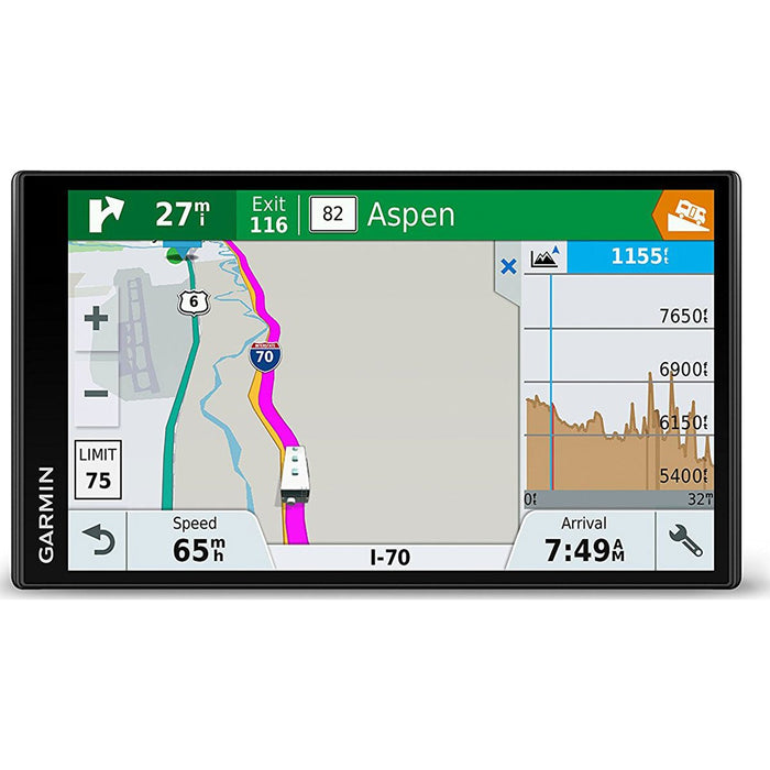 Garmin RV 770 NA LMT-S RV GPS Navigator for Camping Enthusiast Dashboard Mount Bundle