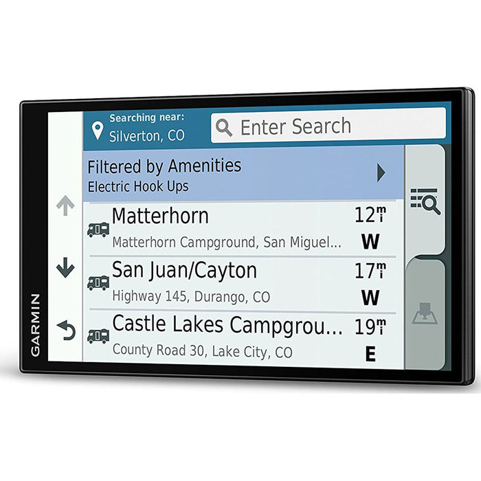 Garmin RV 770 NA LMT-S RV GPS Navigator for Camping w/ Dash Mount + Case Bundle