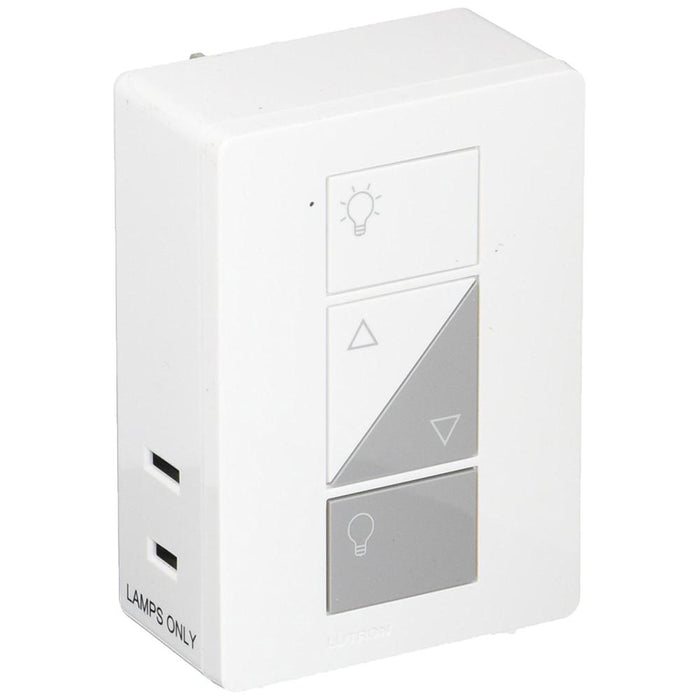 Lutron Caseta Wireless Plug-In Smart Lamp Dimmer, White PD-3PCL-WH