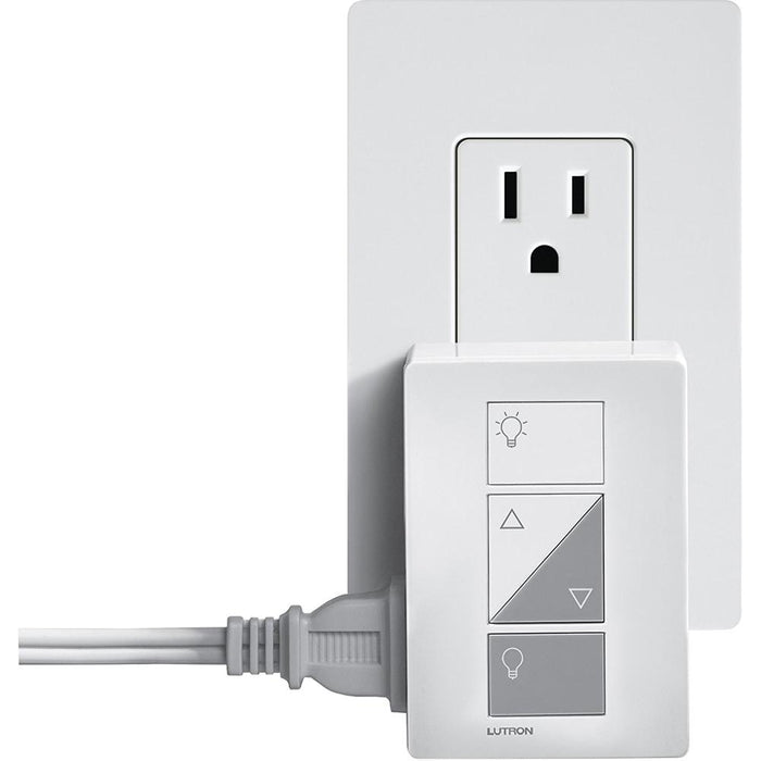 Lutron Caseta Wireless Plug-In Smart Lamp Dimmer, White PD-3PCL-WH