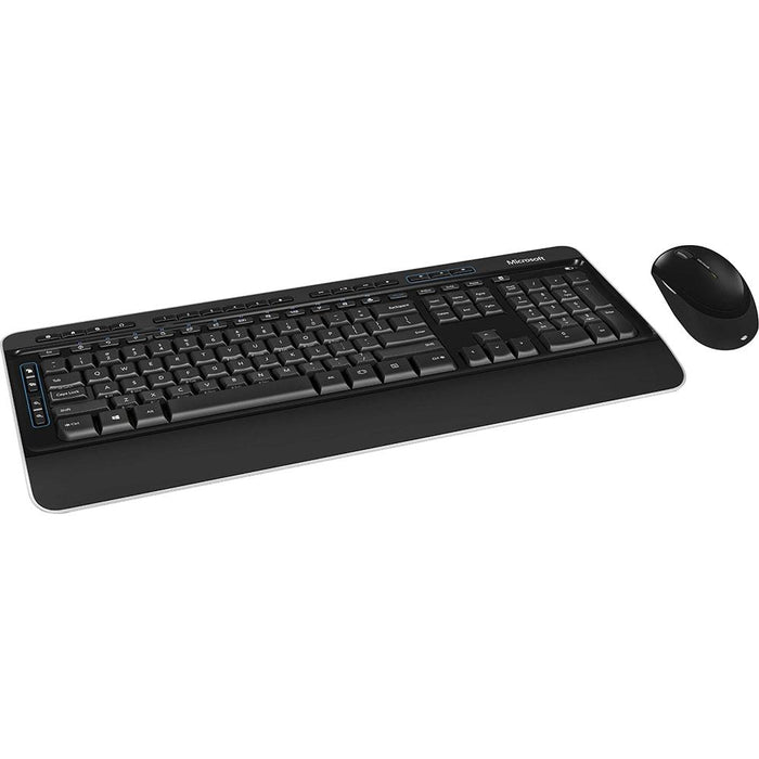 Microsoft Wireless Desktop 3050 Keyboard and Mouse with AES USB Port - PP3-00001