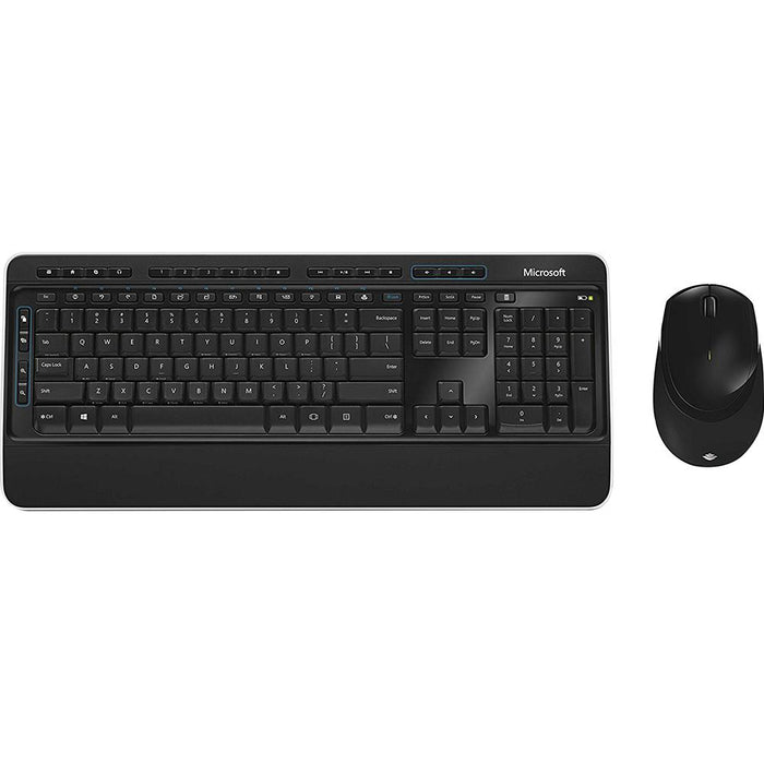 Microsoft Wireless Desktop 3050 Keyboard and Mouse with AES USB Port - PP3-00001