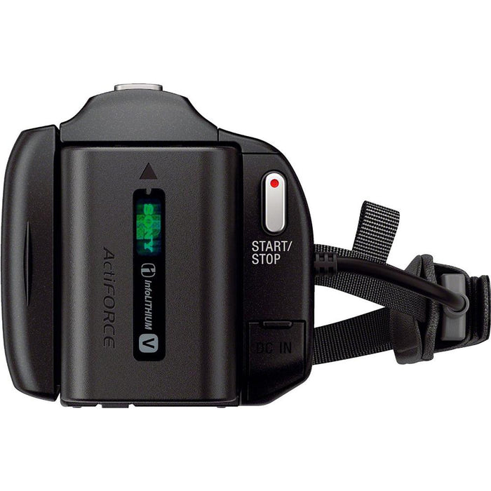 Sony HDR-CX455/B Full HD Handycam Camcorder + Mini Zoom Microphone & Accessory Bundle