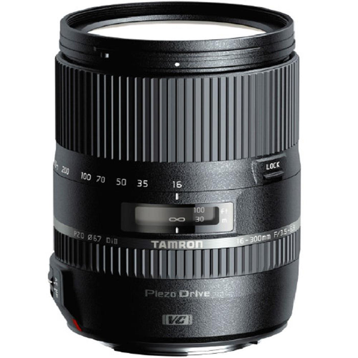 Tamron 16-300mm f/3.5-6.3 Di II VC PZD MACRO Lens for Canon + 64GB Ultimate Kit