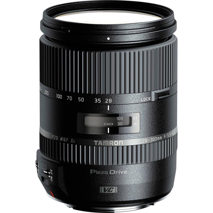 Tamron 28-300mm F/3.5-6.3 Di VC PZD Lens for Canon + 64GB Ultimate Kit