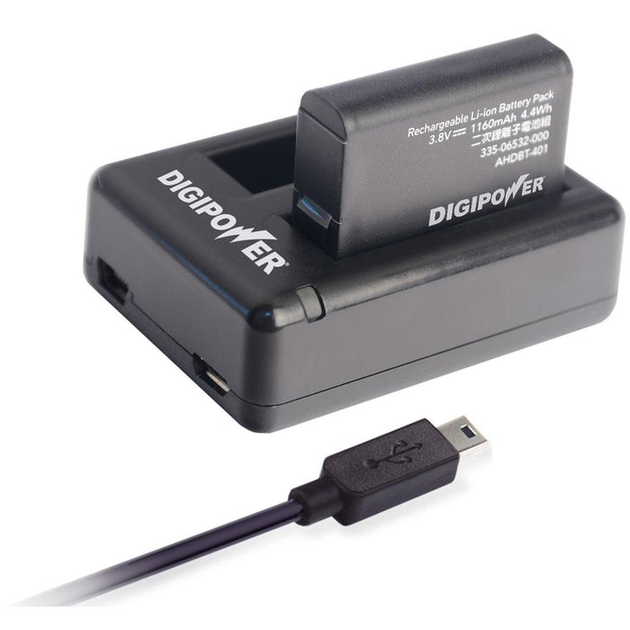 Mizco Two Slot USB Travel Charger & Battery kit for Go Pro Hero4 - RFK-GP401