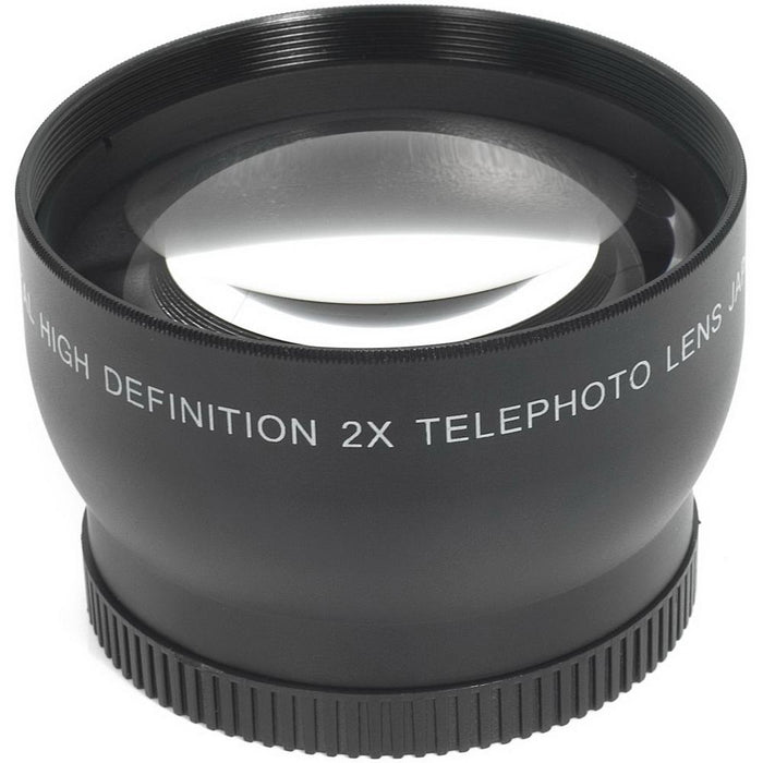 General Brand 52mm High Definition Pro 2x Telephoto Conversion Lens (Black)