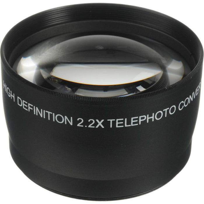 General Brand 55mm High Definition Pro 2x Telephoto Conversion Lens (Black)