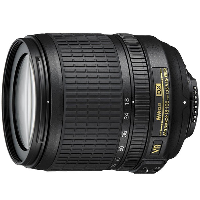 Nikon 18-105mm f/3.5-5.6G ED AF-S VR DX Zoom-Nikkor Lens + 64GB Ultimate Kit