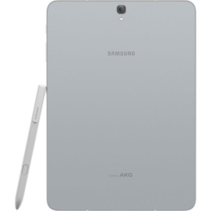 Samsung Galaxy Tab S3 9.7 Inch Tablet with S Pen - Silver - 64GB Accessory Bundle