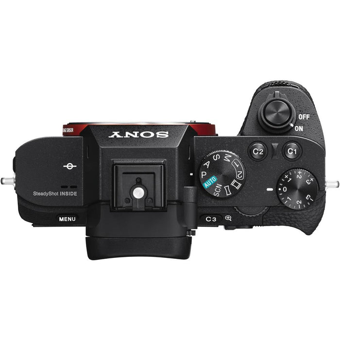 Sony Alpha 7II Interchangeable Lens Camera Body + 24-70mm Lens 64GB Grip Bundle