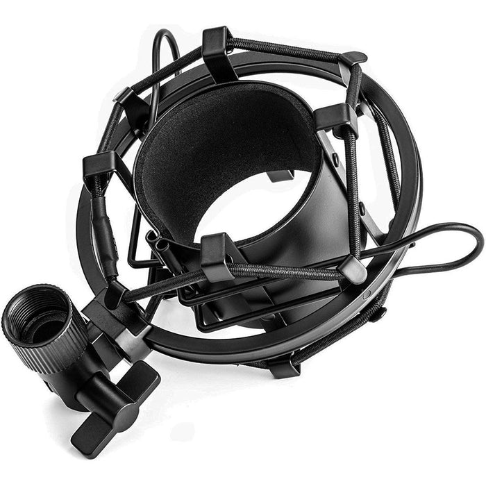 Deco Gear Metal Microphone Shock Mount for 48mm - 54mm Condenser Microphones - SMC-17BK