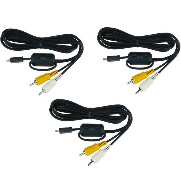 Nikon EG-CP14 - Audio Video Cable For COOLPIX Cameras (25624) 3-Pack