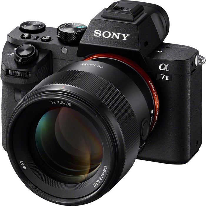 Sony FE 85mm F1.8 Full-frame E-mount Fast Prime Lens + 64GB Ultimate Kit