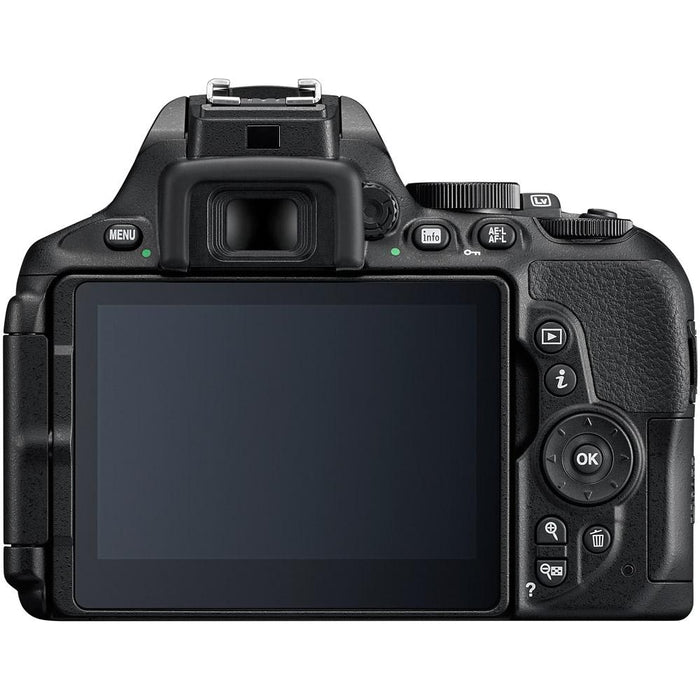 Nikon D5600 24.2MP Digital SLR Camera Body + 32GB Deluxe Accessory Bundle