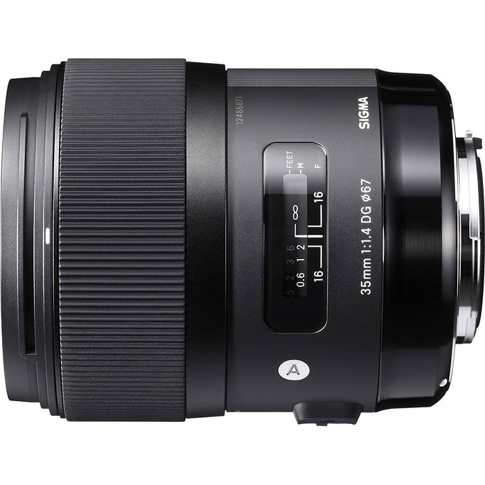Sigma 35mm f/1.4 DG HSM Art Wide-angle Lens for Canon EF DSLR Cameras