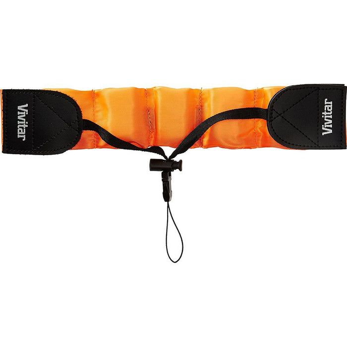 Vivitar Orange Floating  Foam Wrist Strap for Camera & DSLR