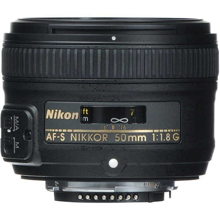 Nikon 50mm f/1.8G AF-S FX NIKKOR Lens for Nikon Digital SLR Cameras