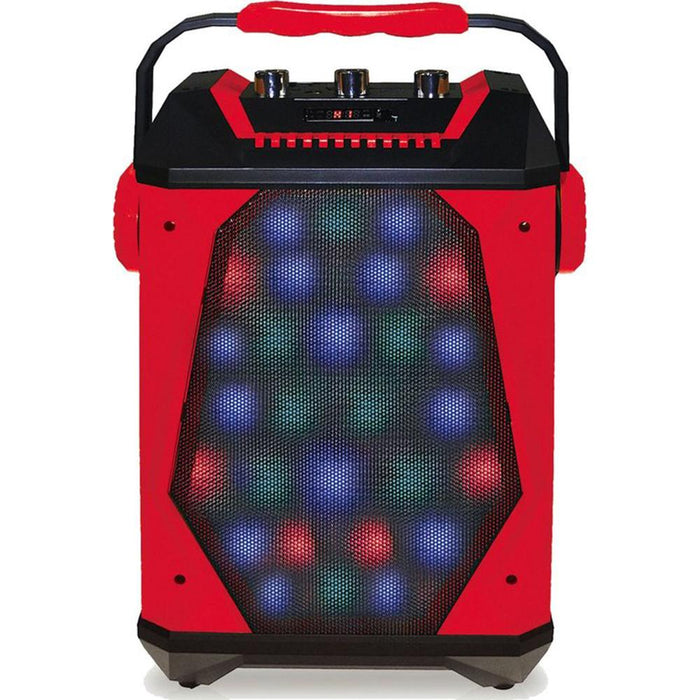 Technical Pro Rechargeable Bluetooth LED Panel Speaker with Wired Mic (WASP460)