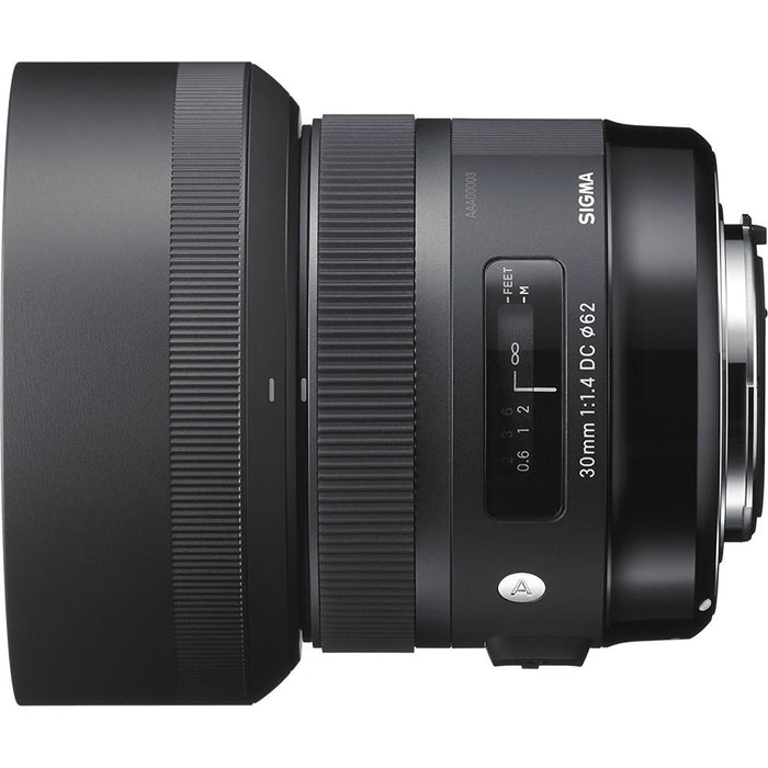 Sigma 30mm F1.4 ART DC HSM ART Lens for Nikon DSLR Cameras + 64GB Ultimate Kit