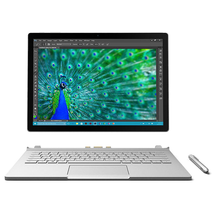 Microsoft CR9-00001 Surface Book 13.5" Intel i5-6300U Touch 2-in-1 Laptop - OPEN BOX
