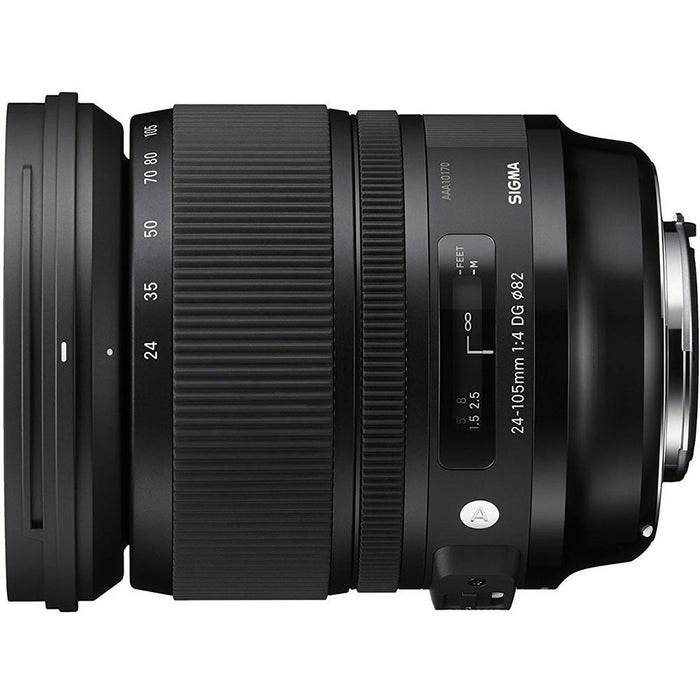 Sigma 24-105mm F/4 DG HSM A-Mount ART Lens for Sony SLR + 64GB Ultimate Kit
