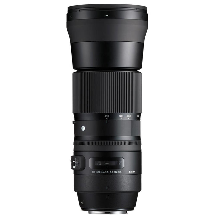 Sigma 150-600mm F5-6.3 DG OS HSM Zoom Lens for Canon Cameras + 64GB Ultimate Kit