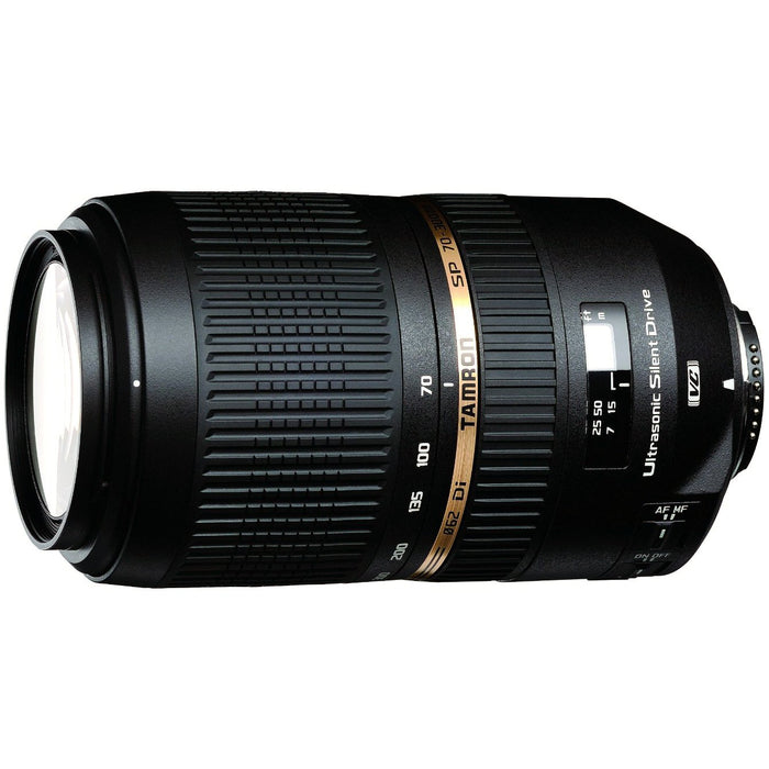 Tamron SP AF70-300mm Di VC USD Lens For Nikon AF + 64GB Ultimate Kit