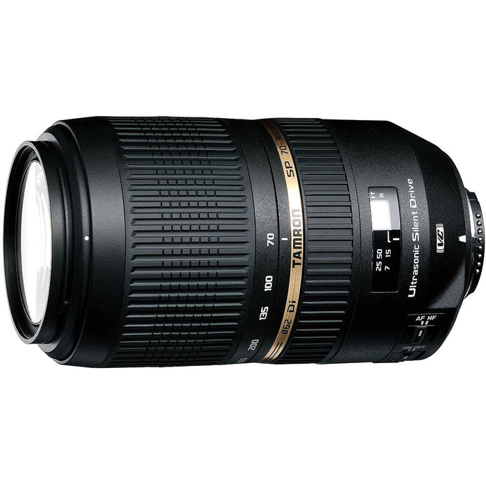 Tamron AF 70-300mm f/4.0-5.6 SP Di USD XLD Lens for Canon EOS + 64GB Ultimate Kit