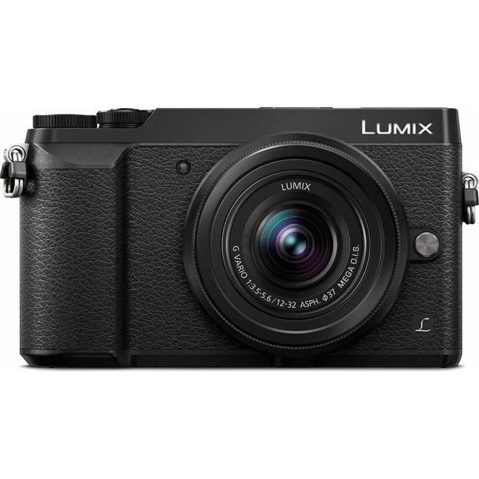 Panasonic LUMIX GX85 Mirrorless Black Camera + 12-32mm & 45-150mm Dual Lens Accessory Kit