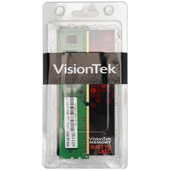 VisionTek 4GB DDR3 1600 MHz CL9 DIMM Memory Module - 900383
