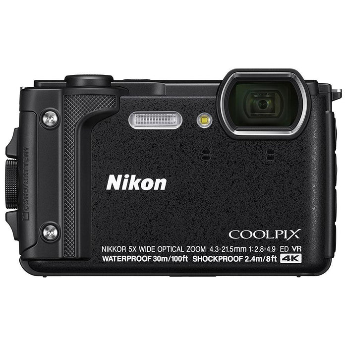 Nikon COOLPIX W300 16MP 4k Ultra HD Waterproof Digital Camera (Black)