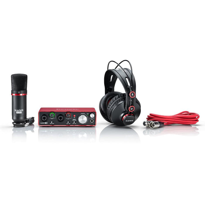 Focusrite Scarlett 2i2 Studio USB Audio Interface & Recording Bundle - OPEN BOX