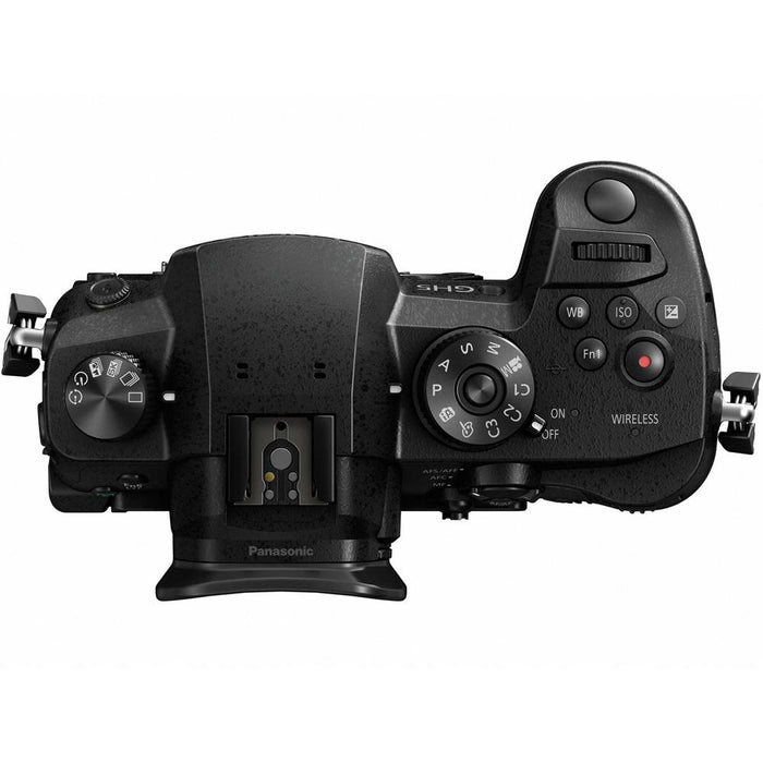 Panasonic LUMIX GH5 Mirrorless Digital Camera + 14mm f/2.8 IF ED Super Wide Angle Lens Kit