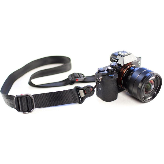 Peak Design Everyday Sling/Camera Bag (10L, Charcoal) (BSL-10-BL-1) w/ Camera Strap + Clip