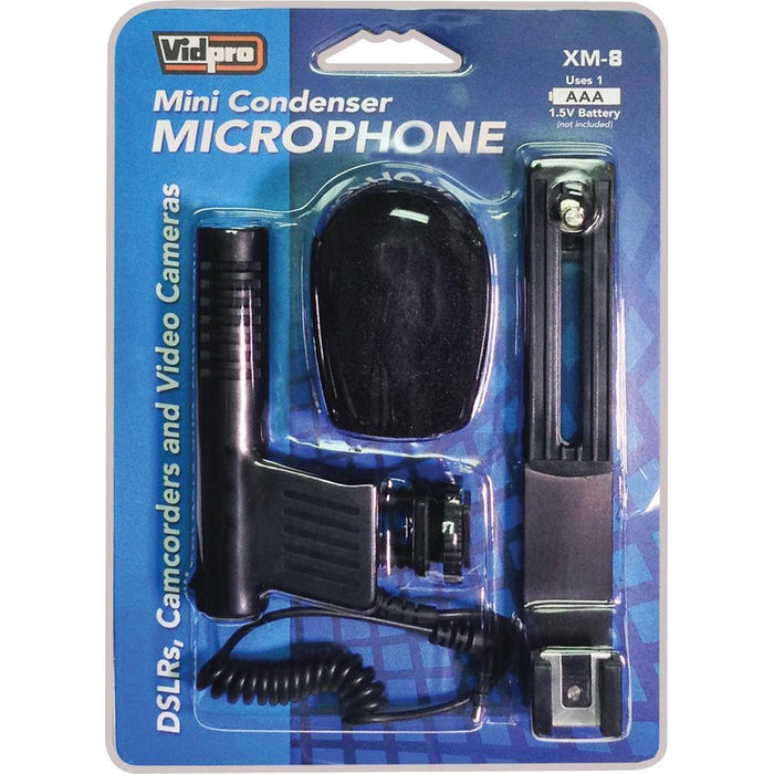 Vidpro XM-8 Mini Condenser Microphone - OPEN BOX