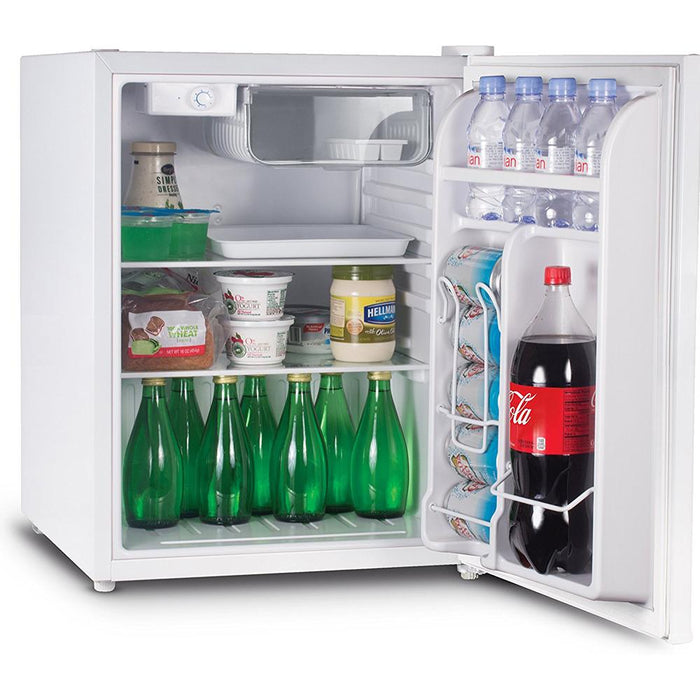 Commercial Cool 2.6 Cu. Ft. Mini Fridge - White (CCR26W) w/ Freezer Compartment