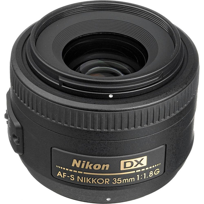 Nikon AF-S DX Nikkor 35mm F/1.8G Lens + 64GB Ultimate Kit