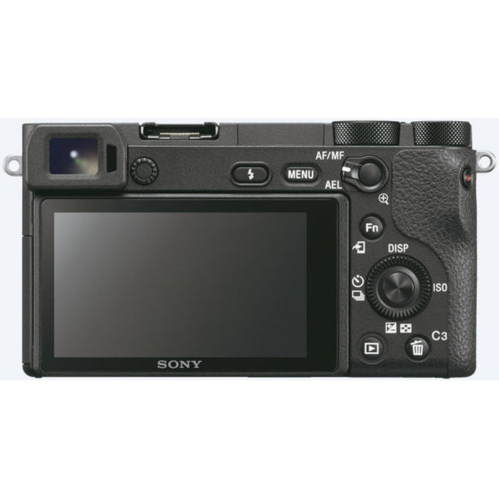 Sony a6500 4K Mirrorless Camera Body (ILCE-6500/B Battery Grip & Mic Pro Video Bundle