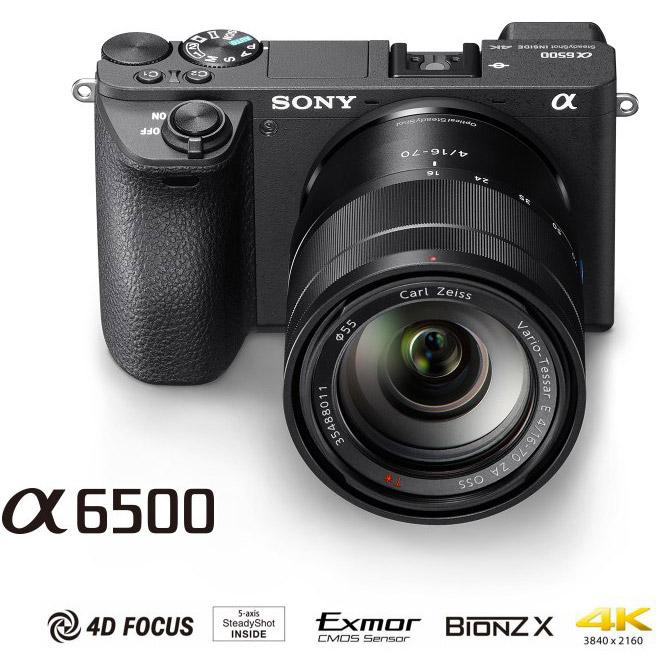 Sony a6500 4K Mirrorless Camera 24-70mm F4 ZA OSS Lens Complete Photographer Bundle