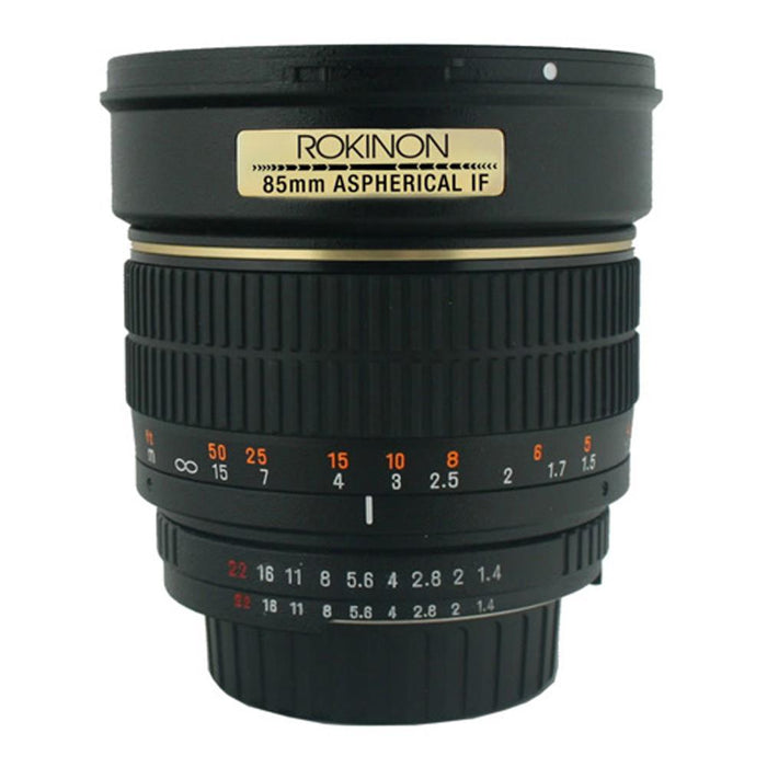 Rokinon 85mm f/1.4 Aspherical Lens for Sony E-Mount + 64GB Ultimate Kit