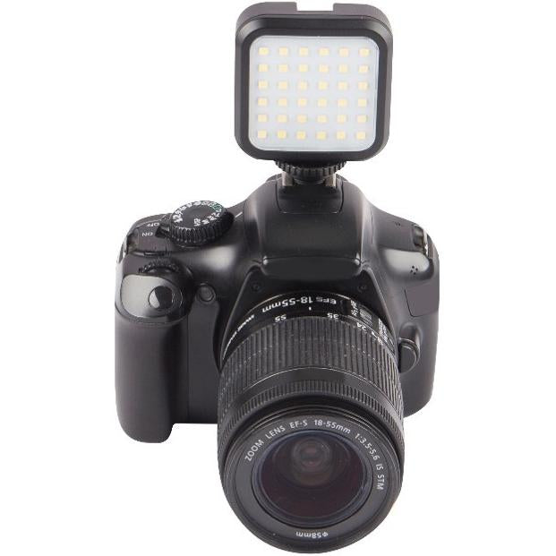 Vivitar Hot Shoe Rechargeable LED Video Light for Cameras & Videos Camers
