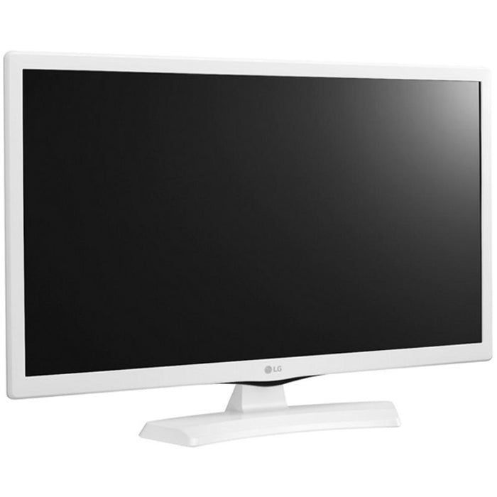 LG 24" HD LED TV - White + Terk HD TV Tuner 16GB Hook-Up Bundle