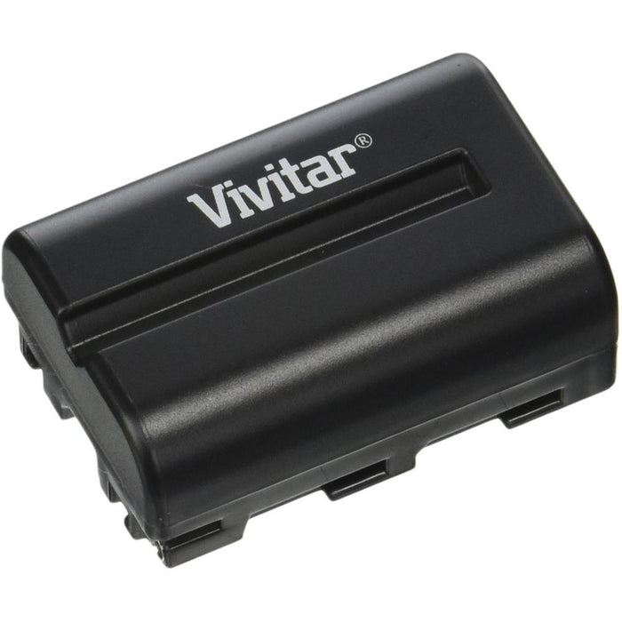 Vivitar 1600mAh InfoLithium 7.2V H Series NP-FM500H Camera battery for Select Alpha SLRs