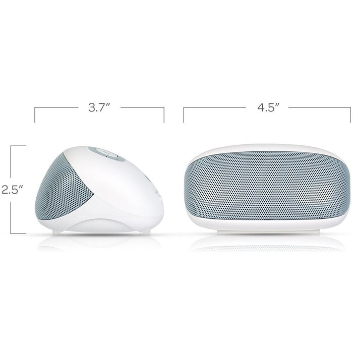 AT&T Loudspeak'r Hands Free Bluetooth Stereo Speaker BTS01 (White) Loudspeaker