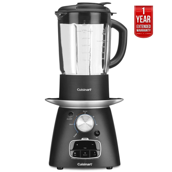 Cuisinart Soup Maker and Blender, Blend and Cook + 1 Year Extended Warranty - Refurbished